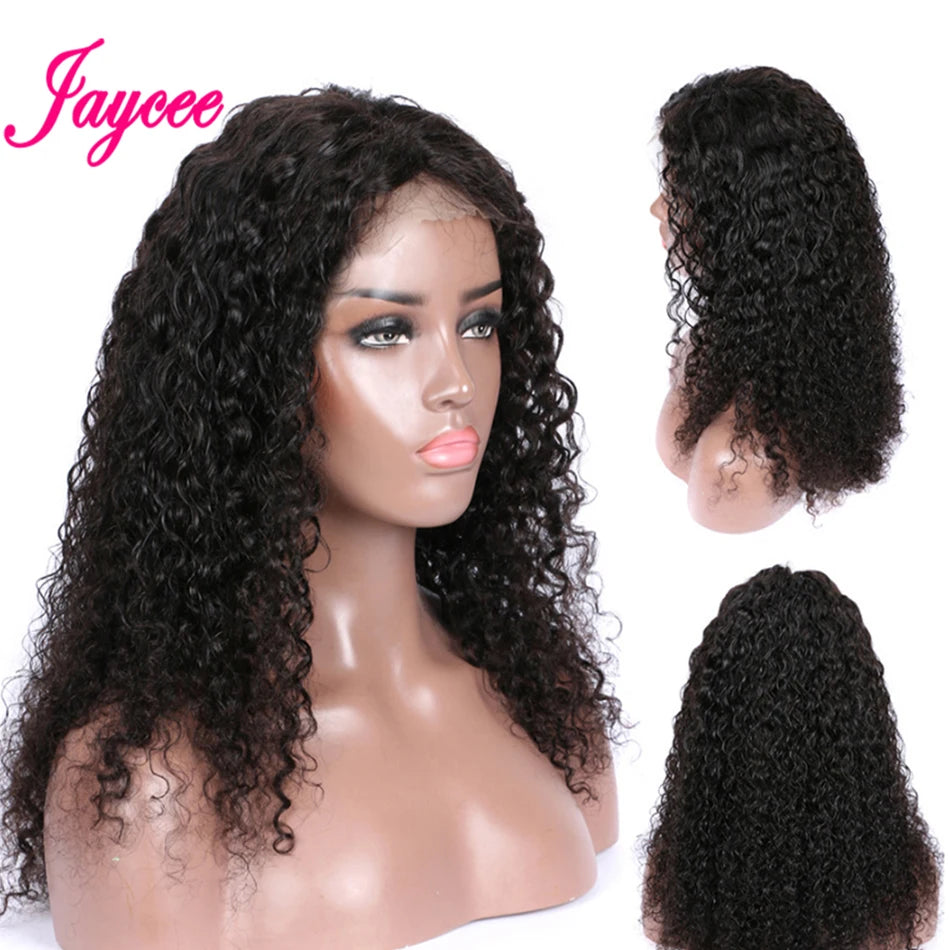 30 Inch Kinky Curly Lace Front Human Hair Wigs 13x4 Deep Wave Frontal Wig Transparent HD Lace Water Wigs Perruque Cheveux Humain