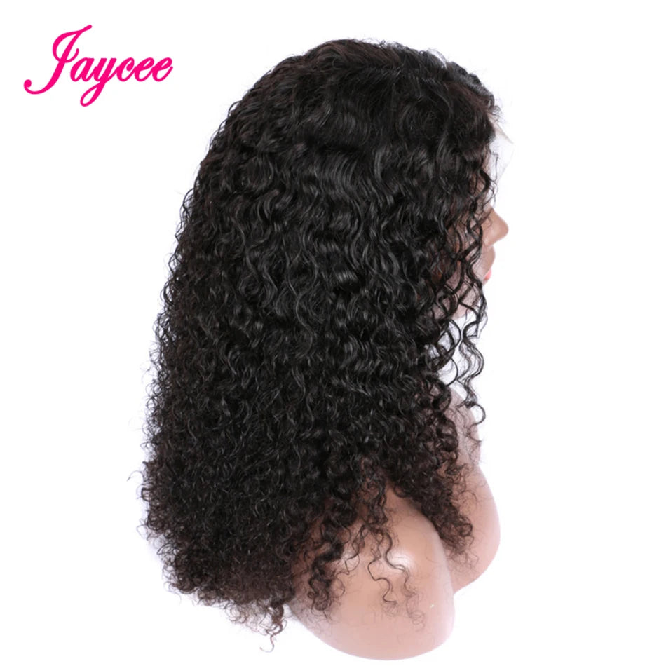 30 Inch Kinky Curly Lace Front Human Hair Wigs 13x4 Deep Wave Frontal Wig Transparent HD Lace Water Wigs Perruque Cheveux Humain